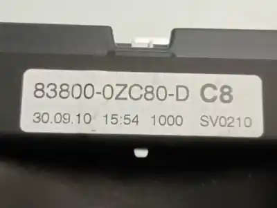 Peça sobressalente para automóvel em segunda mão quadrante por toyota auris (_e15_) 1.4 d-4d (nde150_) referências oem iam 838000zc80  