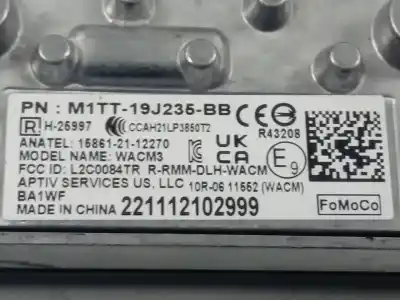 Автозапчасти б/у электронный модуль за ford puma (j2k, cf7) 1.0 ecoboost mhev ссылки oem iam m1tt19j235bb   Автозапчасти б/у электронный модуль за ford puma (j2k, cf7) 1.0 ecoboost mhev ссылки oem iam m1tt19j235bb