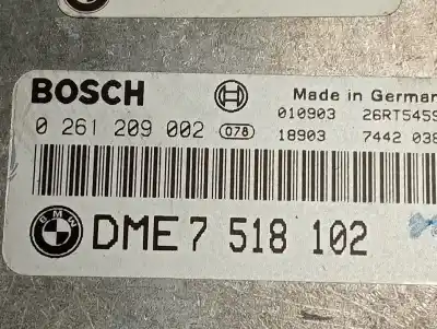 Second-hand car spare part ecu engine control for bmw serie 7 (e65/e66) 735i oem iam references 0261209002  