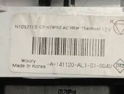 Peça sobressalente para automóvel em segunda mão comando de sofagem (chauffage / ar condicionado)  por dacia duster ambiance 4x2 referências oem iam n109211s  