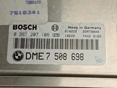 Peça sobressalente para automóvel em segunda mão centralina de motor uce por bmw x5 (e53) 4.4i automático referências oem iam 0261207106  