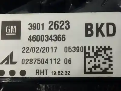 Second-hand car spare part interior left tailgate light for opel corsa e business oem iam references 39012623  