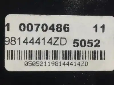 Second-hand car spare part left front power window switch for citroen jumpy fugón 2.0 blue-hdi fap oem iam references 98144414zd  