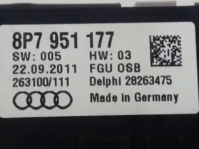 Pezzo di ricambio per auto di seconda mano luce interna per audi a3 cabriolet (8p) ambition riferimenti oem iam 8p7951177  