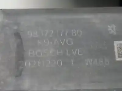 Second-hand car spare part driver left window regulator for opel combo cargo (e) 1.5 cdti dpf oem iam references 9817217780  