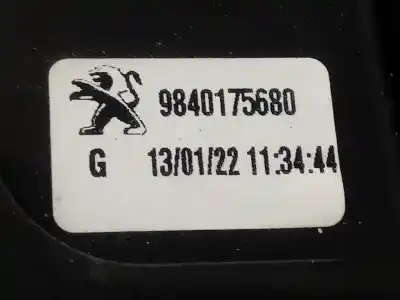Second-hand car spare part driver left window regulator for opel combo cargo (e) 1.5 cdti dpf oem iam references 9817217780  