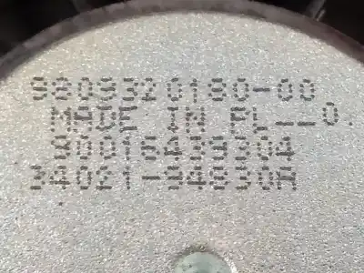 Second-hand car spare part driver left window regulator for opel combo cargo (e) 1.5 cdti dpf oem iam references 9817217780  