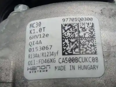 Автозапчасти б/у компрессор кондиционера воздуха за hyundai i20 (bc3) klass ссылки oem iam 97701q0300  