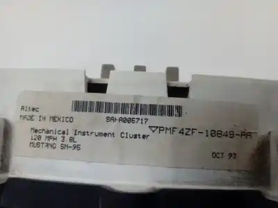 Peça sobressalente para automóvel em segunda mão quadrante por ford mustang 3.8 referências oem iam pmf4zf10849aa  