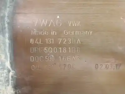 Автозапчасти б/у фильтр частиц за seat leon st (5f8) reference advanced ссылки oem iam 04l131723da  