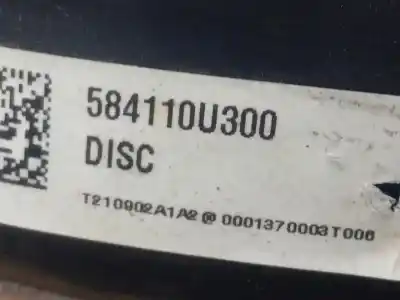 Автозапчастина б/у диск задній гальмовий для hyundai i20 (bc3) klass посилання на oem iam 584110u300  