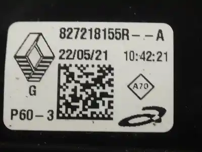 Second-hand car spare part rear left window regulator for renault clio v business edition oem iam references 827218155r  