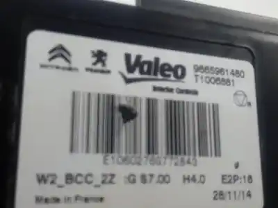 Second-hand car spare part electronic module for peugeot 508 active oem iam references 9665961480  