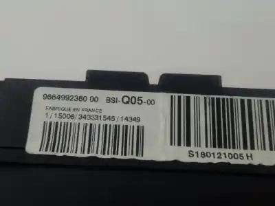 Second-hand car spare part fuse box unit for peugeot 508 active oem iam references 9664992380  
