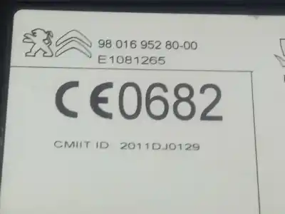 Second-hand car spare part electronic module for peugeot 508 active oem iam references 9801695280  