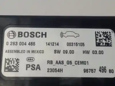 Second-hand car spare part electronic module for peugeot 508 active oem iam references 0263004465  