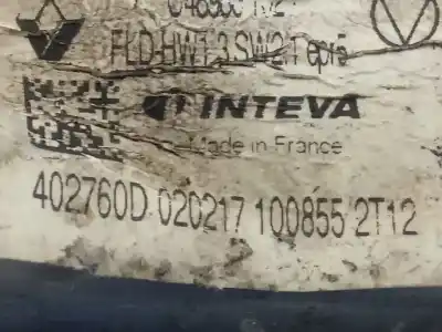 Автозапчастина б/у регулятор вікна передній лівий для renault talisman intens посилання на oem iam 402760d  