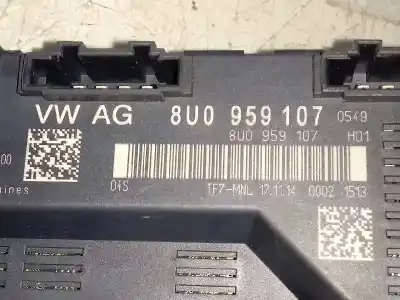 Second-hand car spare part tailgate / trunk control unit for audi q3 (8ug) attraction quattro oem iam references 8u0959107  