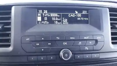 Tweedehands auto-onderdeel radiobedieningsschakelaar voor peugeot expert furgón pro standard oem iam-referenties 98120819zd