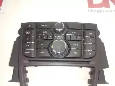 Second-hand car spare part radio control switch for opel astra j lim. selective oem iam references 13444592  