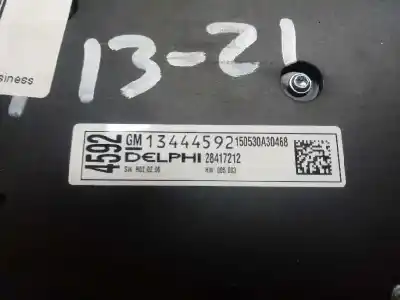 Second-hand car spare part radio control switch for opel astra j lim. selective oem iam references 13444592  