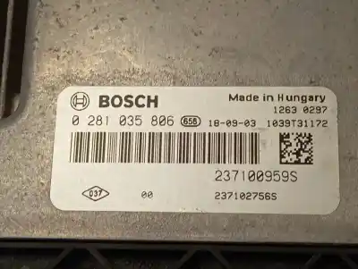 Second-hand car spare part ecu engine control for renault captur limited oem iam references 237100959s  