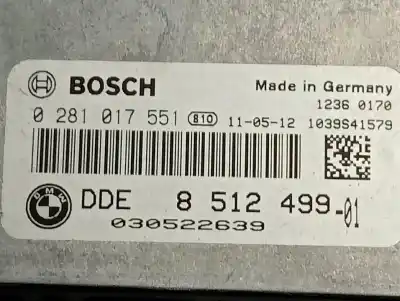 Second-hand car spare part ecu engine control for bmw x1 (e84) xdrive 18d oem iam references 0281017551  