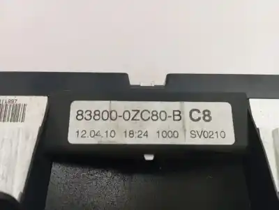 Peça sobressalente para automóvel em segunda mão quadrante por toyota auris 2.0 d-4d cat referências oem iam 838000zc80b  