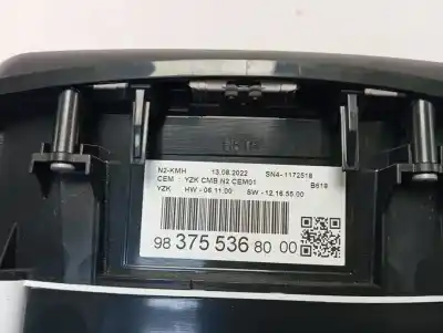 Peça sobressalente para automóvel em segunda mão quadrante por citroen c3 1.2 puretech referências oem iam 9837553680  