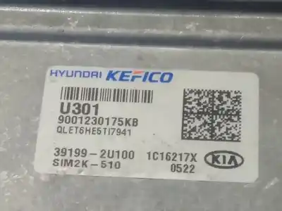 Second-hand car spare part ecu engine control for kia ceed (cd) 1.6 crdi 136 oem iam references 391992u100  