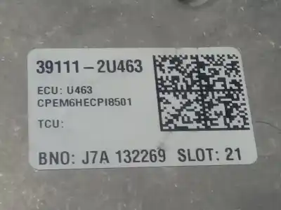 Second-hand car spare part ecu engine control for kia ceed (cd) 1.6 crdi 136 oem iam references 391992u100  