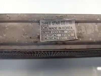 Pezzo di ricambio per auto di seconda mano intercooler per ssangyong kyron 2.0 riferimenti oem iam 2371109050  