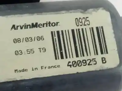 Second-hand car spare part driver left window regulator for nissan note (e11e) tekna oem iam references 400925b  