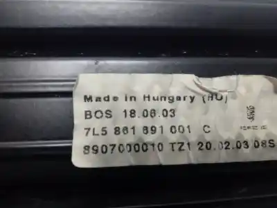 Peça sobressalente para automóvel em segunda mão separador de carga por porsche cayenne (typ 9pa) turbo referências oem iam 7l5861691001c  