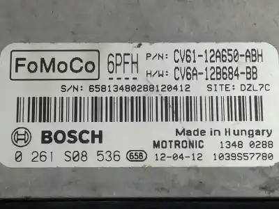 Second-hand car spare part ecu engine control for ford focus lim. (cb8) trend oem iam references cv6112a650abh  