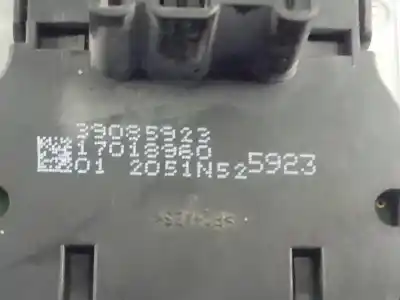 Second-hand car spare part headlights switch for opel combo cargo (e) 1.5 cdti dpf oem iam references 39085923  