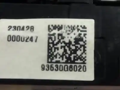 Second-hand car spare part rearview side mirror switch for kia picanto (ja) 1.0 cat oem iam references 9363006020  