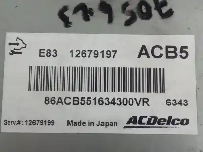 Tweedehands auto-onderdeel ecu motorcontroller voor opel corsa e business oem iam-referenties e8312679197  