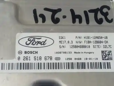 Second-hand car spare part ecu engine control for ford fiesta (ce1) titanium oem iam references h1b112a650ub  