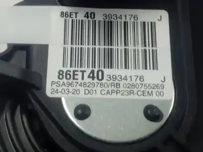 Peça sobressalente para automóvel em segunda mão potenciômetro por citroen jumpy fugón 1.5 blue-hdi fap referências oem iam 86et40  