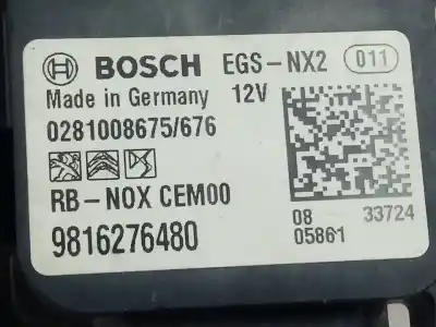 Peça sobressalente para automóvel em segunda mão sensor nox por opel combo e tour / life (k9) 1.5 referências oem iam 9816276480  