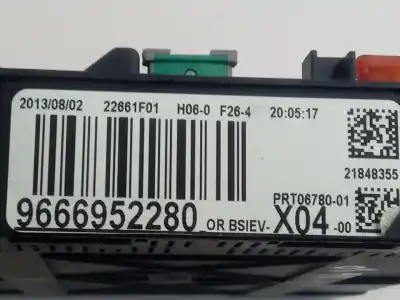 Second-hand car spare part fuse box unit for citroen c3 attraction oem iam references 9666952280  
