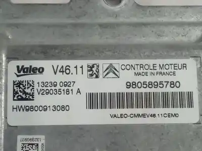 Second-hand car spare part ecu engine control for citroen c3 attraction oem iam references 9805895780  