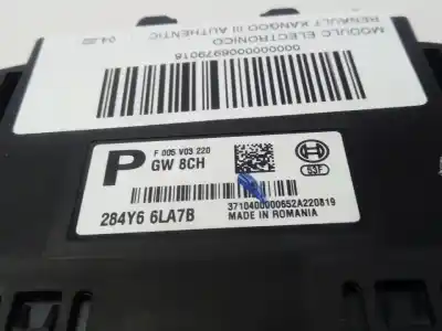 Second-hand car spare part electronic module for renault kangoo iii authentic oem iam references 284y66la7b  