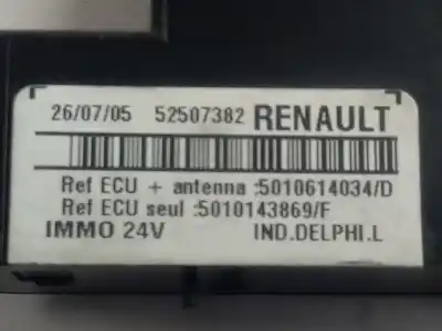 Second-hand car spare part electronic module for renault premium lander d/dci 11c+j01 oem iam references 5010614034  