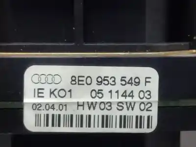 Автозапчастина б/у перерівний контроль для audi a4 b6 (8e2) 1.9 tdi посилання на oem iam 8e0953549f  