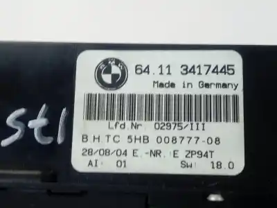 Second-hand car spare part climate control for bmw x3 (e83) 3.0d oem iam references 64113417445  