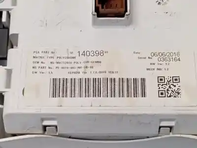 Peça sobressalente para automóvel em segunda mão quadrante por peugeot 508 allure referências oem iam 9814765780  