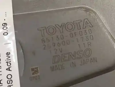 Автозапчастина б/у двигатель заднього склоочисника для toyota verso (aur2/zgr2) 2ad посилання на oem iam 85130df030  