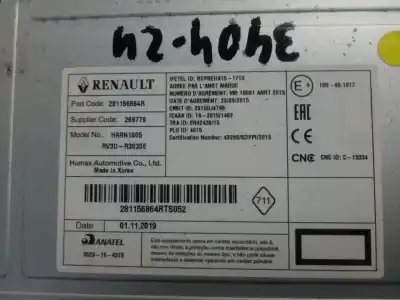 Автозапчастина б/у аудіо система / радіо cd для dacia dokker essential посилання на oem iam 281156864r  